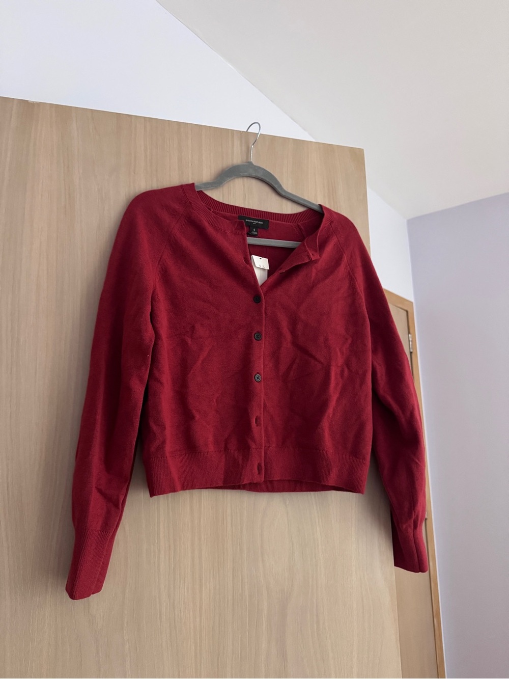Banana Republic Red Button-Front Women's Cardigan